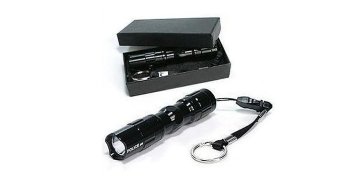 Wow! Heavy Duty Black Police Style LED Mini Flashlight Only $1.80 Shipped! (Reg. $6.06)