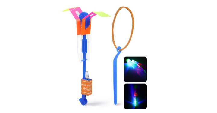 HOT!  Arrow Helicopter Faery Flying Toy with LED Lights for only $0.10 Shipped!