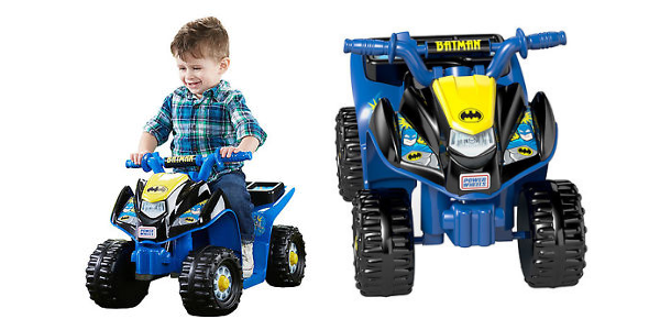 Fisher Price Power Wheels Batman Lil’ Quad 6-Volt ATV Kids Ride-On—$69.99!