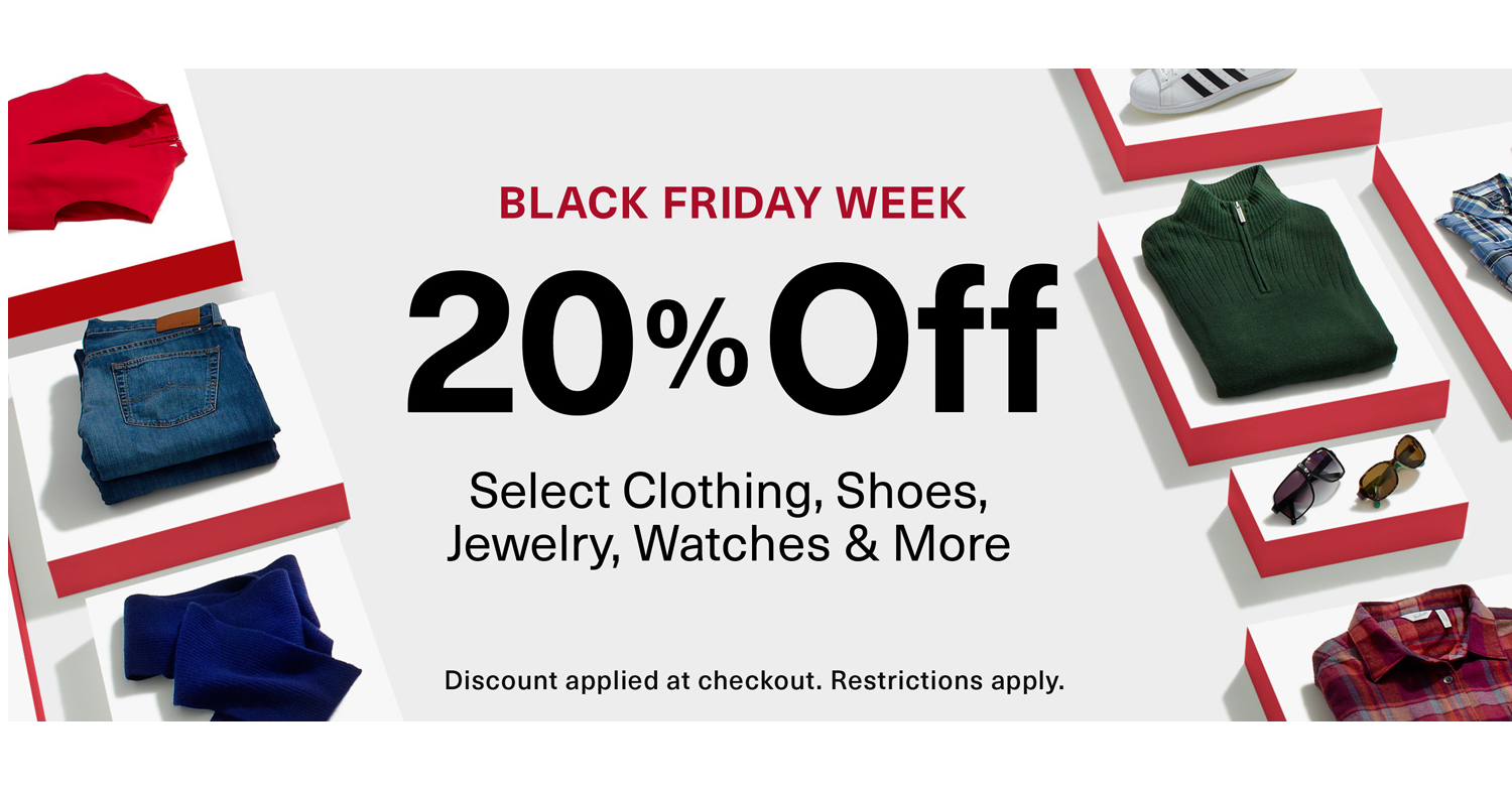 Black Friday Week at Amazon – Save 20% Off Clothing, Shoes, Jewelry & More For The Whole Family!