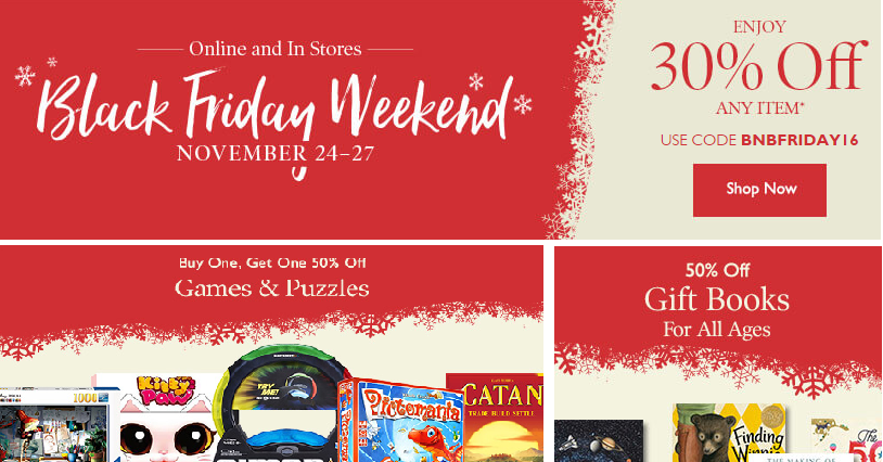 Barnes & Noble: Save 30% Off One Item! Plus FREE Shipping When You Spend $25 or More! Barnes & Noble: Save 30% Off One Item! Plus FREE Shipping When You Spend $25 or More!