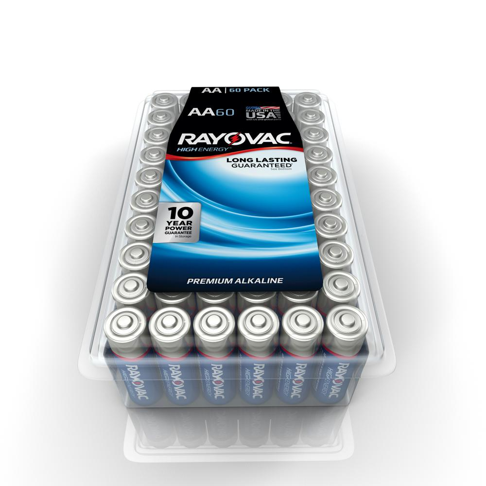 HOT! Rayovac AA Batteries (60 Count) Only $9.97 + FREE In-Store Pick Up at Home Depot!