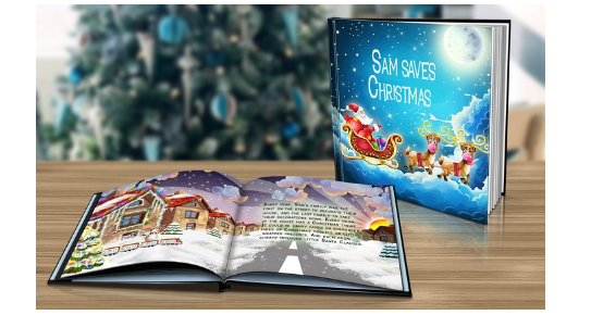 Personalized “Saving Christmas” Storybook or Two Christmas Storybooks Hard/Soft Cover Only $13.99!
