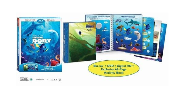 HOT!! Finding Dory Includes Digital Copy+Blu-ray/DVD+Activity Book Only $12.99 Shipped!