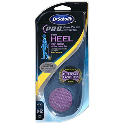 Dr. Scholl’s P.R.O. Pain Relief Orthotics for Heel – Men’s (Size 8-12) Only $5.45!