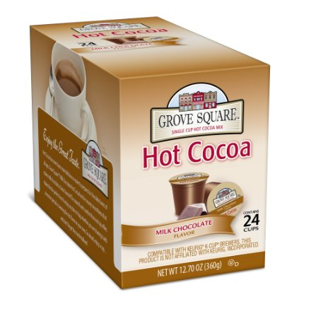 Grove Square Hot Cocoa, Milk Chocolate, 24 Single Serve Cups Only $9.11 Shipped!