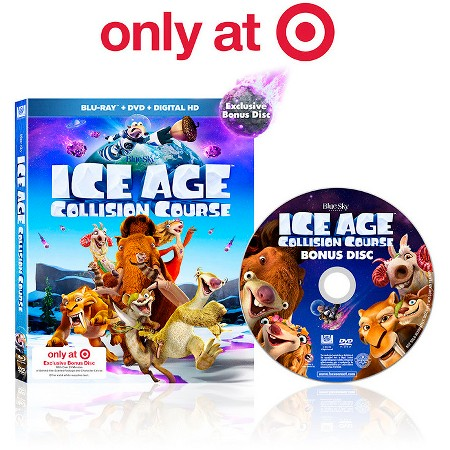 Target: Ice Age 5 Collision Course Blu-ray/DVD/Digital HD + Bonus Disc Only $10 Shipped!