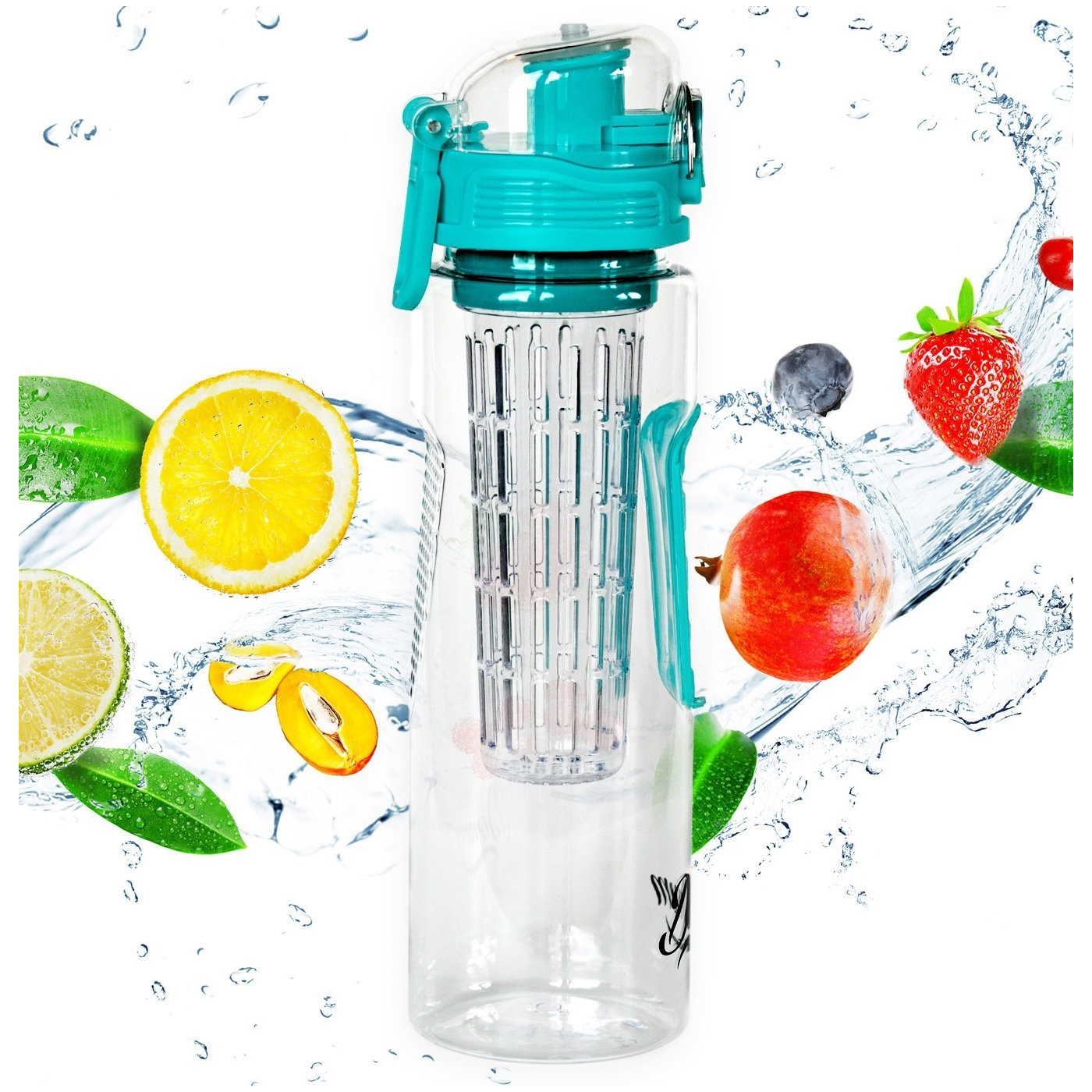 Infuser Water Bottle Sport Flip-Top Tritan 23oz Just $8.97!