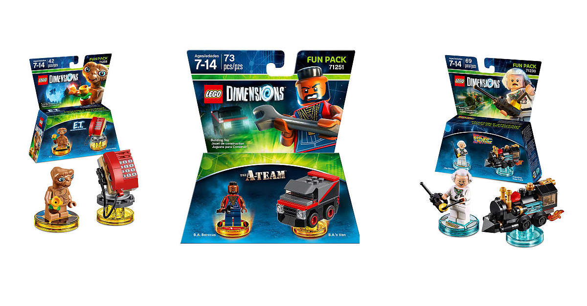 HOT!! LEGO Dimensions Fun Packs 3 for $20 + FREE Shipping! BLACK FRIDAY PRICE!