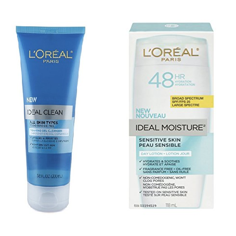 L’Oreal Paris Ideal Moisture Facial Lotion and Cleanser Starting at $3.29 Shipped on Amazon!