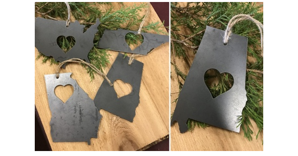 Only $5.00 For These Beautiful Metal State Christmas Ornaments! (Reg $10)