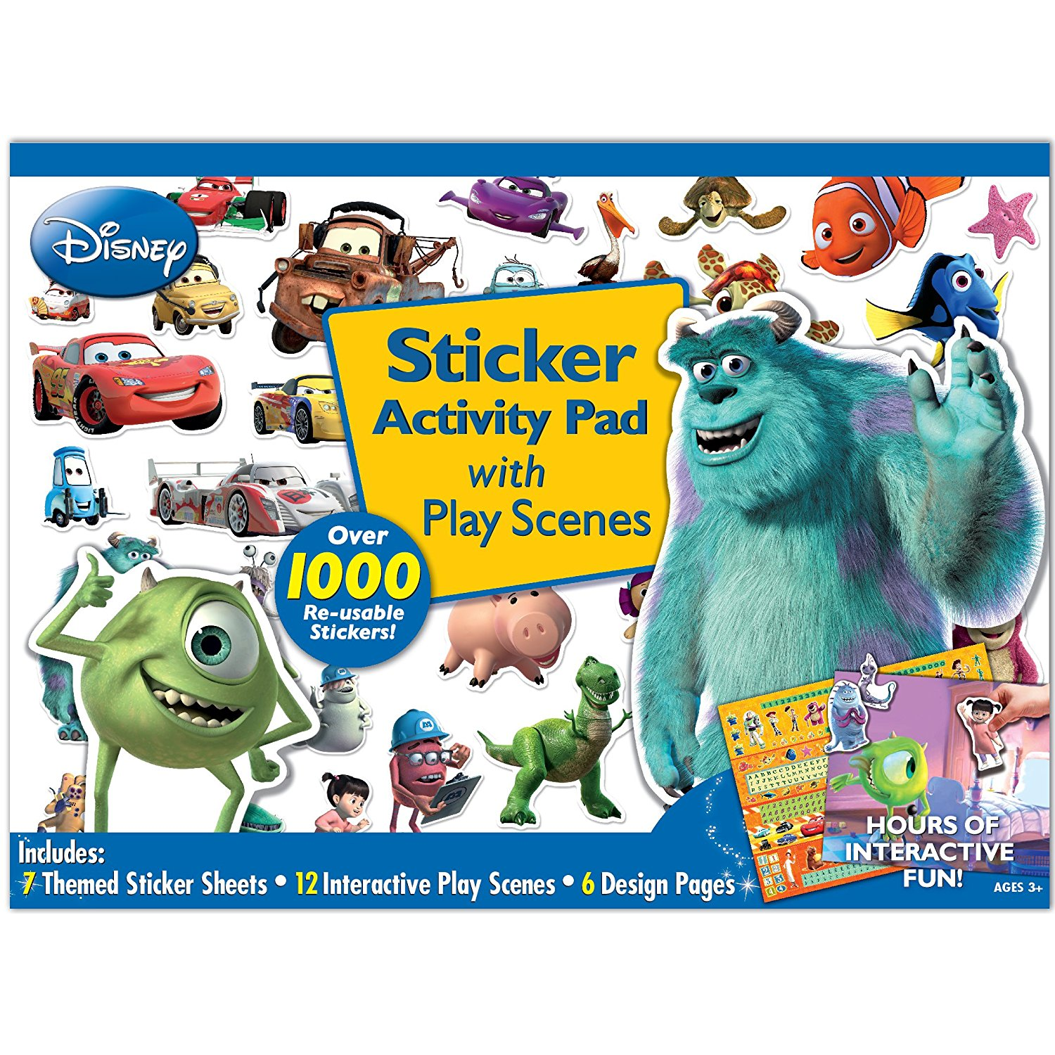 Bendon Disney Pixar’s Monsters Inc Ultimate Sticker Activity Pad Only $6.75! (Add-On Item)