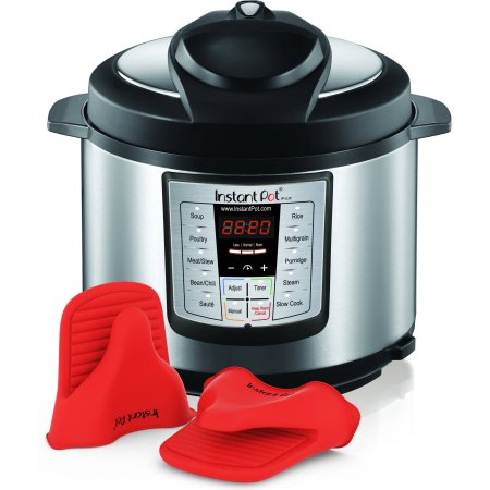 Instant Pot Stainless Steel 6-in-1 Pressure Cooker with Mini Mitts Only $59.00 Shipped! (Reg $125.99)