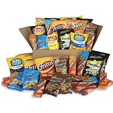 Sweet & Salty Snack Box, Variety of Cookies, Crackers, Chips & Nuts Care Package (50 Count) Only $16.84 Shipped!