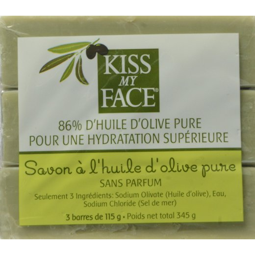 Kiss My Face Naked Pure Olive Oil Soap 3 Count Only $4.08 Shipped For Prime Members!
