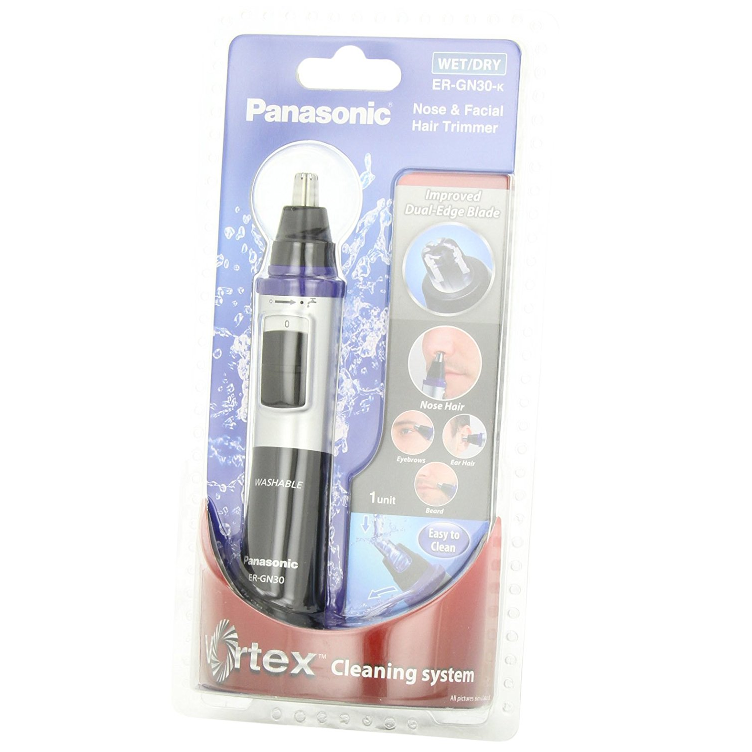 Panasonic ER-GN30-K Nose Ear & Hair Trimmer Just $9.99! Highly Rated w/ Great Reviews!