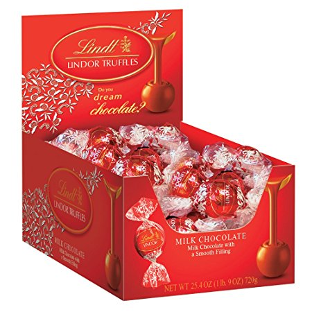 Lindt LINDOR Milk Chocolate Truffles 60 Count Only $11.84 on Amazon!