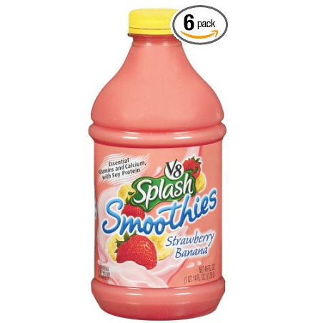 V8 Splash Smoothies (Strawberry Banana) 46oz Pack of 6 Only $11.86 Shipped!