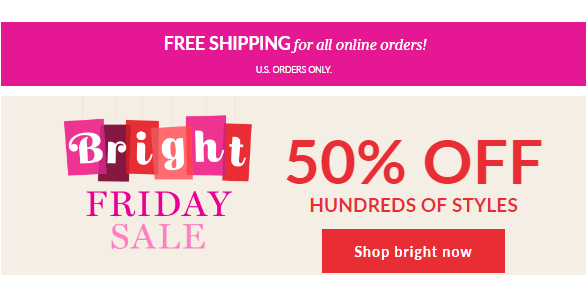 Vera Bradley: FREE Shipping Sitewide + 50% Off Hundreds of Items!