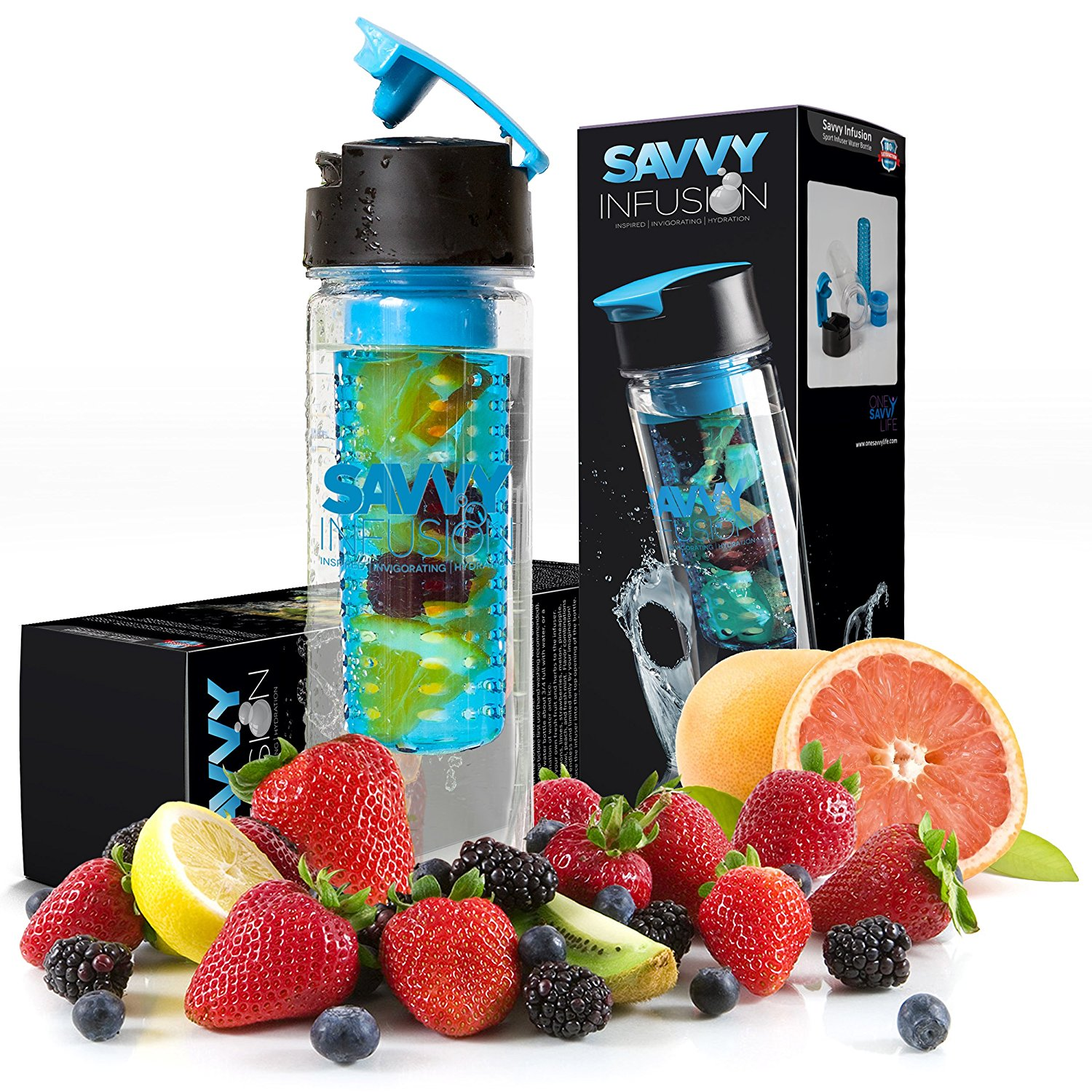 Savvy Infusion Flip-Top Sport Infuser Water Bottle Only $15.95! (Reg $28.95)