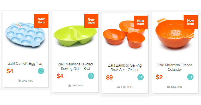 Zak! Is Back on Hollar! Get Your Holiday Serveware Now For as Little as $1.00!
