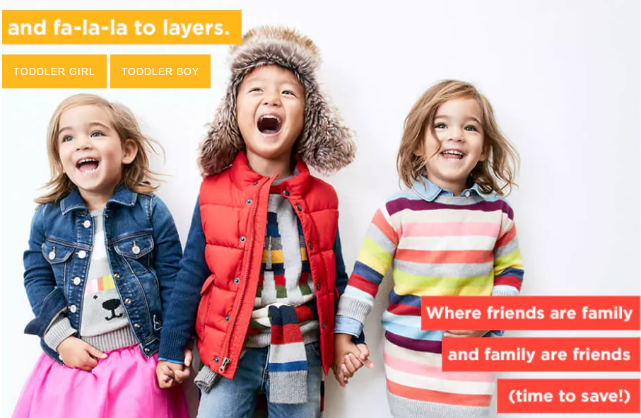YAY! Gap: Friend & Family Sale = 40% off Everything + Free Shipping!