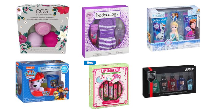 HOT! Walmart: Beauty Holiday Gift Sets for Only $4.88 Each! Choose from Axe, EOS, Bodycology, Lipsmackers and more!