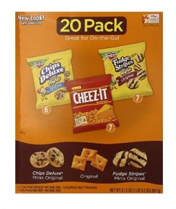 Amazon: Keebler Cookie and Cheez-It Variety Pack, 20 Count Only $5.56!