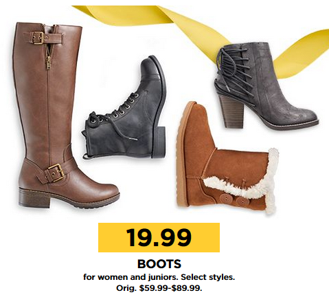 The Kohl’s Black Friday Sale! CUTE Women’s Boots – Just $16.99!!! Lots of styles! Last Day!