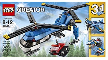 Amazon: LEGO Creator Twin Spin Helicopter Building Kit Only $21.59! (Reg. $29.99)
