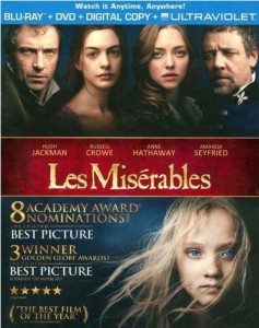 Les Miserables Bluray/DVD/Digital Copy – Only $4.99!
