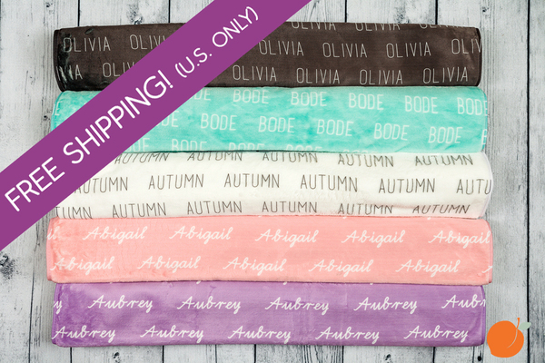 Super Cute Personalized Blankets – Just $14.99! Free shipping!