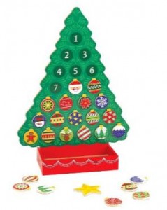 Melissa & Doug Countdown to Christmas Wooden Advent Calendar – Only $12.59!