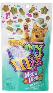 Purina Friskies Party Mix Meow Luau Crunch Cat Treats (Pack of 10) – Only $5.50!