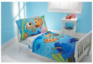Disney Nemo and Friends 4-Piece Toddler Bedding Set – Only $31.99!