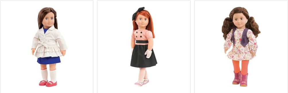 Our Generation 18″ Dolls as low as $13.99! (Reg. $24.99)