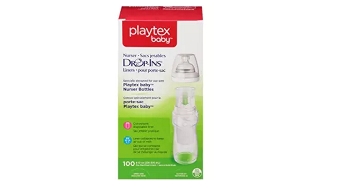 Nice! Save up to 50% on Playtex Drop in Bottle Liners! Stock up Prices!