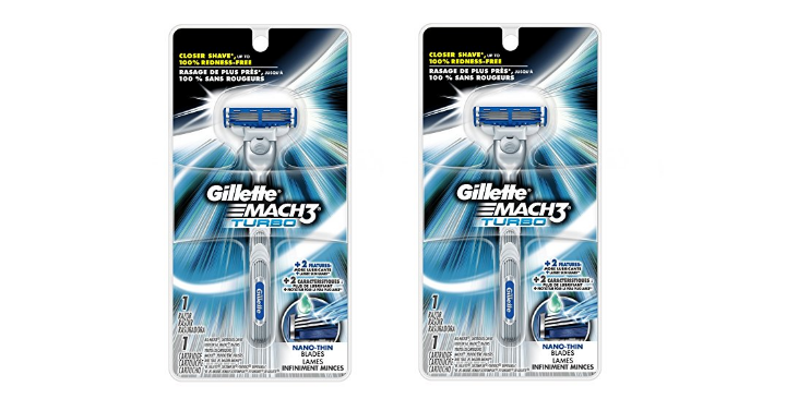 Gillette Mach3 Turbo Men’s Razor Blade Only $2.69 Shipped!