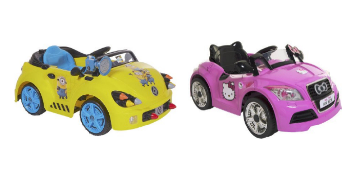 WOW! Minions OR Hello Kitty 6Volt Battery Powered Ride-On Only $99 Shipped! (Reg. $199)