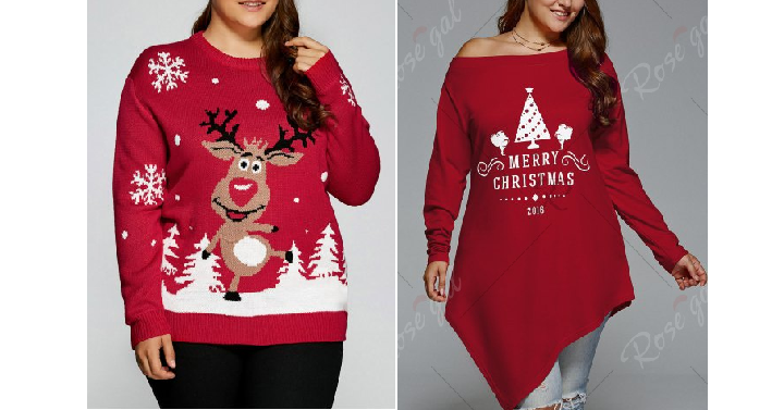 Rosegal: Plus Size Holiday Shirts Only $5.99 Shipped! (Reg. $16.36)