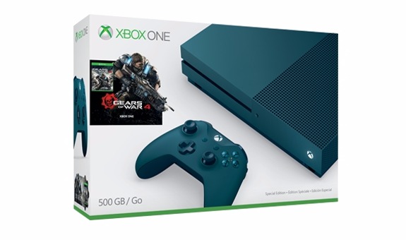Xbox One S Gears of War 4 Special Edition Bundle + $25 Microsoft Store Gift Card—$249.00!