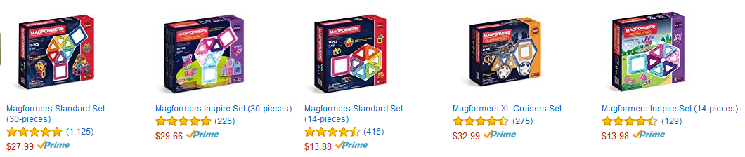 Up to 40% off select Magformers toys! Prices start at $13.88!