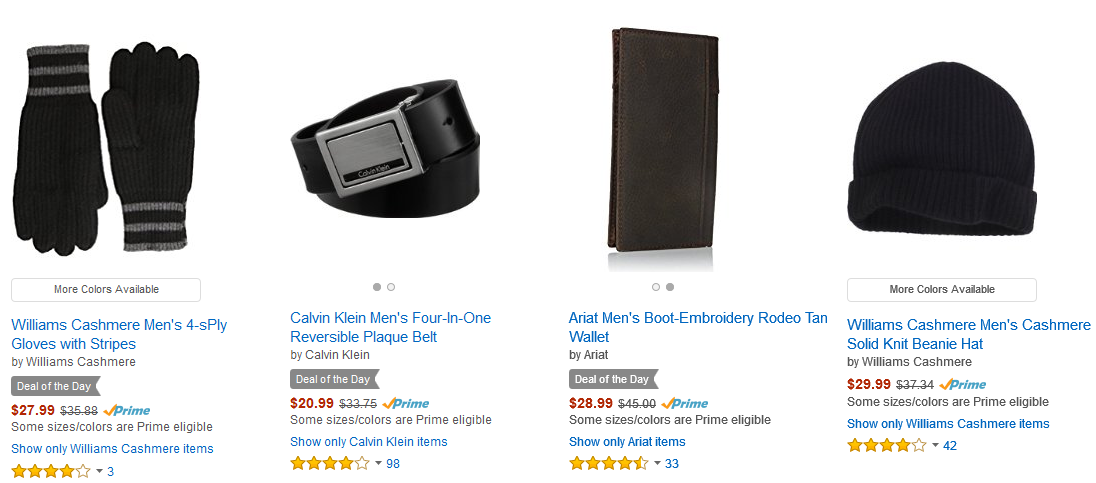 Save Up to 70% Off Men’s Accessories! Prices start just $14.99!