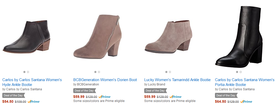 Up to 50% off Women’s Fashion Boots – Prices start at $54.50!