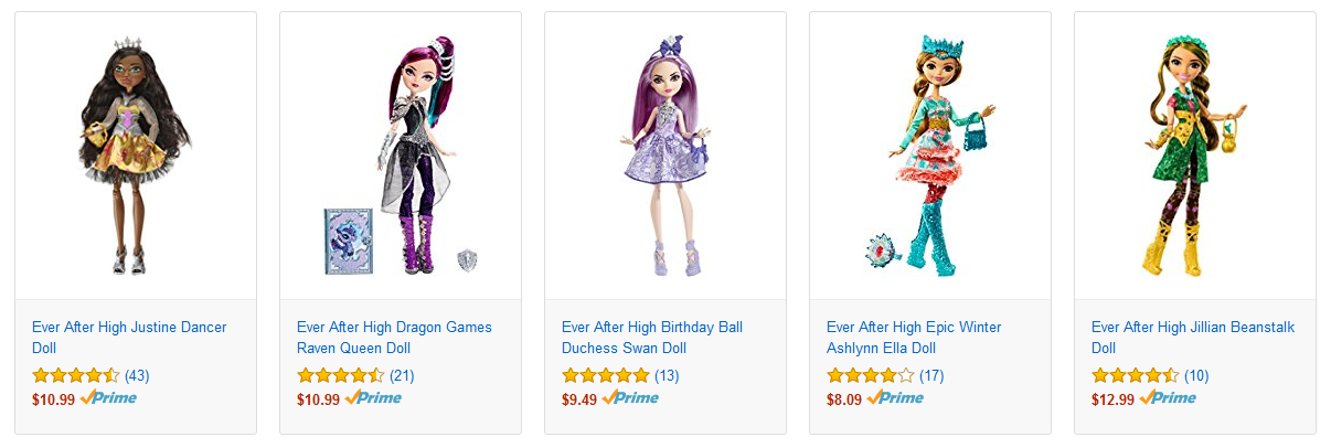 Up to 40% off select Ever After High toys – Just $5.99 – $58.99!