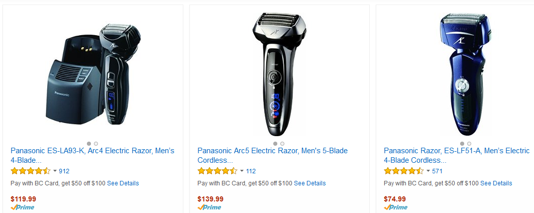 Save up to 30% on Panasonic shavers – Just $74.99 – $139.99!