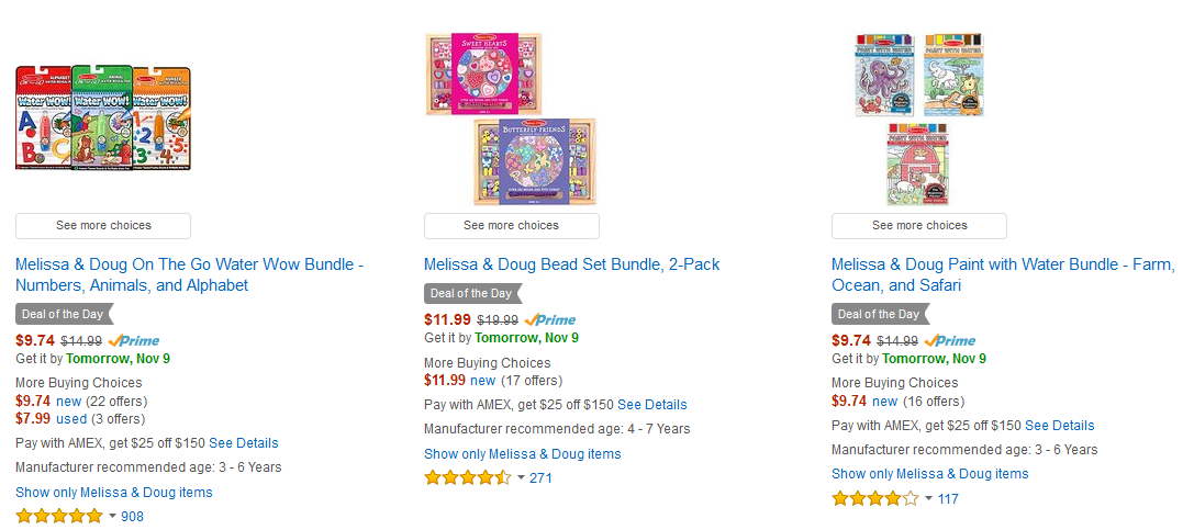 Up to 45% off bundles of select Melissa & Doug toys!