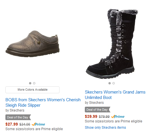 Up to 40% Off Skechers Women’s Boots & Slippers! Prices start at $27.99!