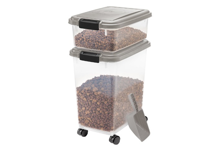 IRIS 3-Piece Airtight Pet Food Storage Container Combo Just $12.79!!