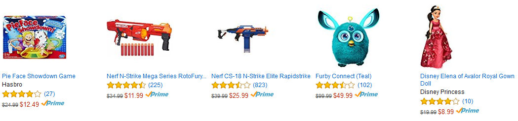 Up to 50% off select Hasbro Gaming, Nerf, Play-doh and more! Amazon Cyber Monday!